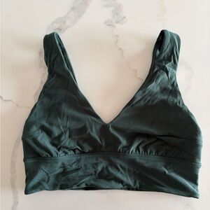 Align v neck bra - Legacy Green C/D